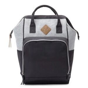 Baby Boom Gear Access Gray Backpack Diaper Bag
